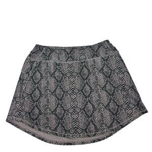 DSG Womens Snake Print Skort Size M - Polyester & Spandex Blend